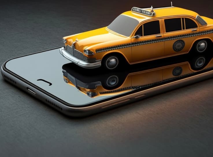 Decorative shape accent for Truxton NY Taxi and car Service section background